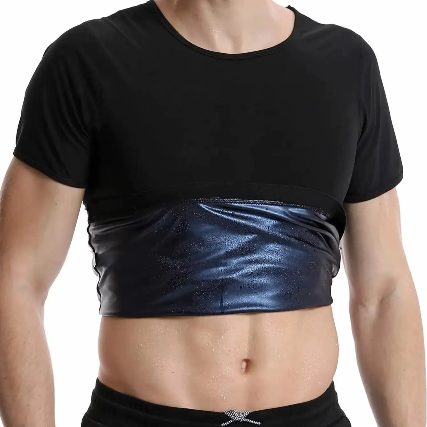 Camiseta Sauna Masculino Efeito Térmico Compressão Modelador Fitness