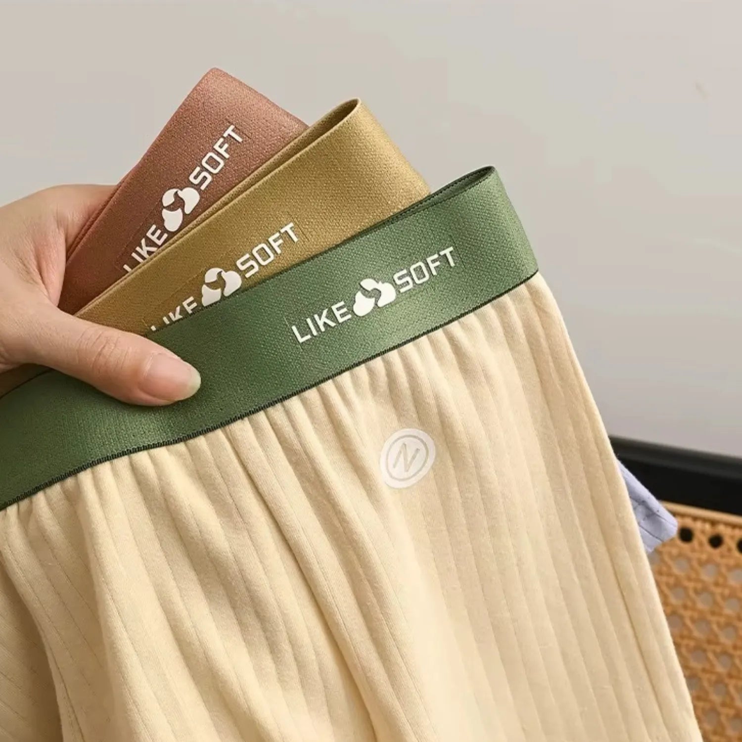 Kit 5 Cuecas Boxer Masculinas Listradas Anatômicas Confortáveis