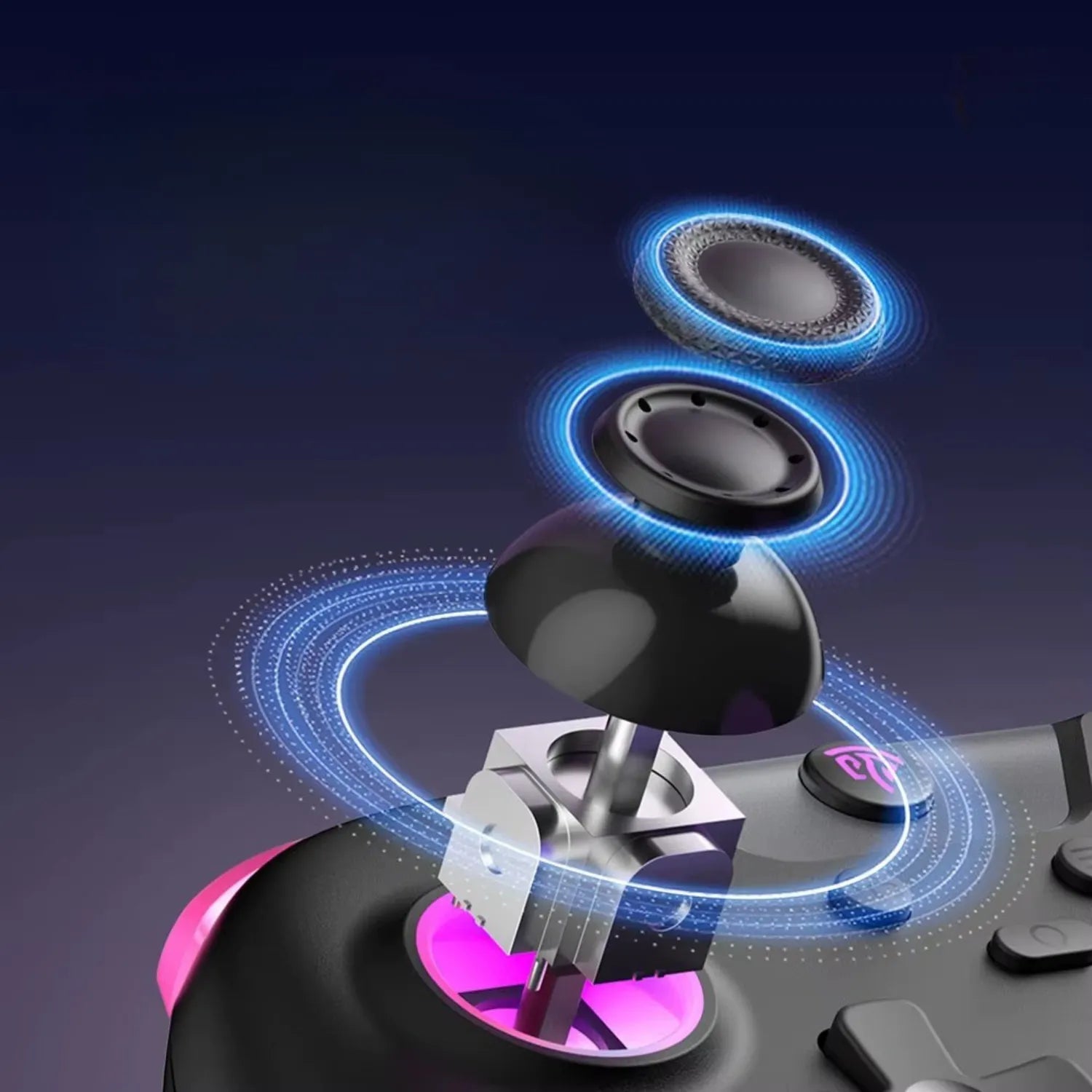 Controle Gamer EasySMX X05 Sem Fio PC Switch Hall Effect RGB Bluetooth